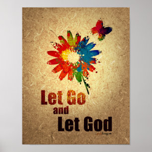 Poster Let Go and Let God (programme de rétablissement en