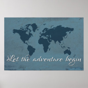 Poster Let the adventure begin