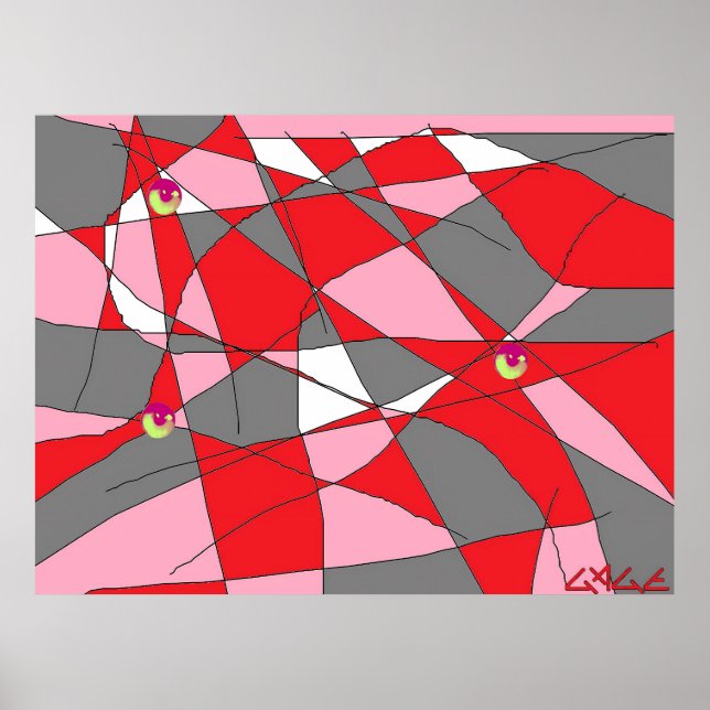 Poster Let Your Eyes Decide (Devant)