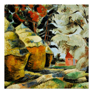 Poster L'étang à Souldern, célèbre tableau de Paul Nash
