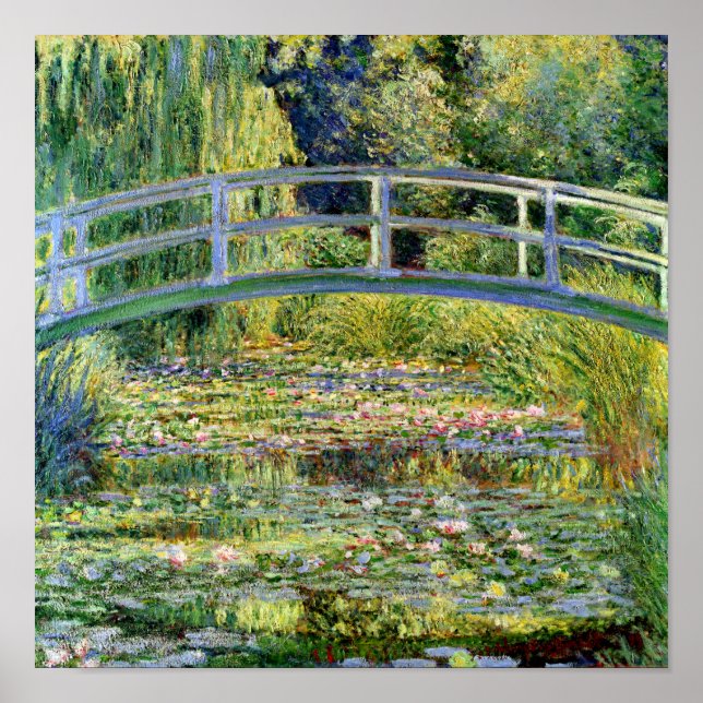 Poster L'étang aux Lys d'eau de Monet Fine Art (Devant)