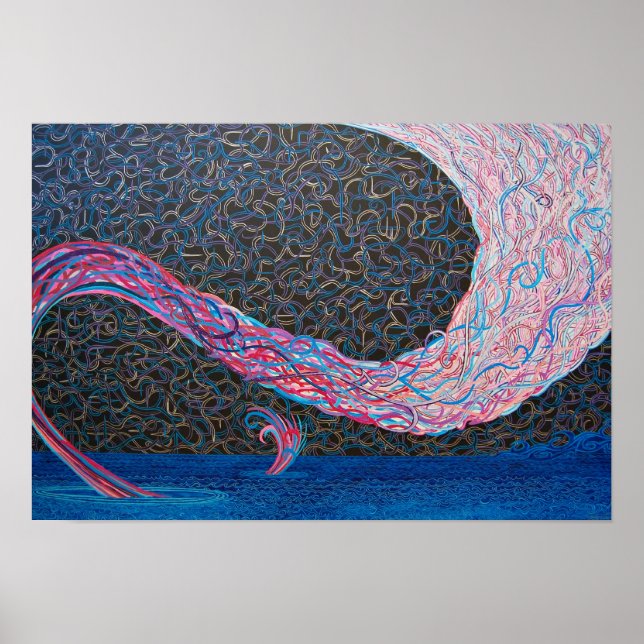 Poster L'état d'esprit d'un flux optimal par Meghan Oona (Devant)