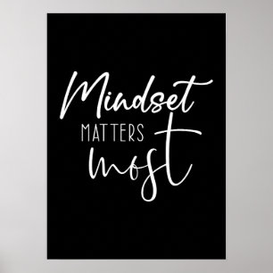 Poster L'état d'esprit, Réussite énorme Motivation de gym