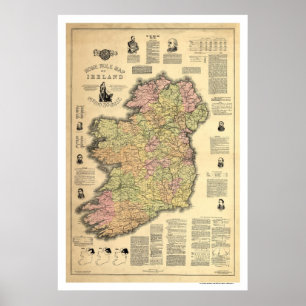 Poster L'État d'Irlande par Ballance 1893