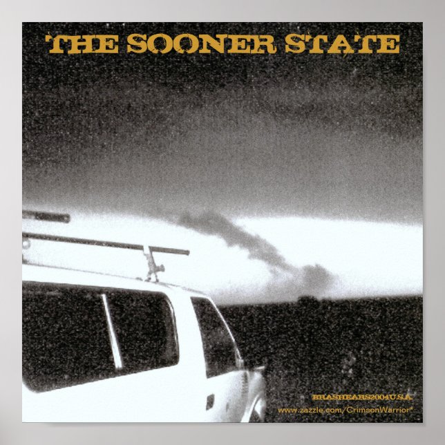 POSTER L'ETAT SUD TORNADO OKLAHOMA 2004 (Devant)