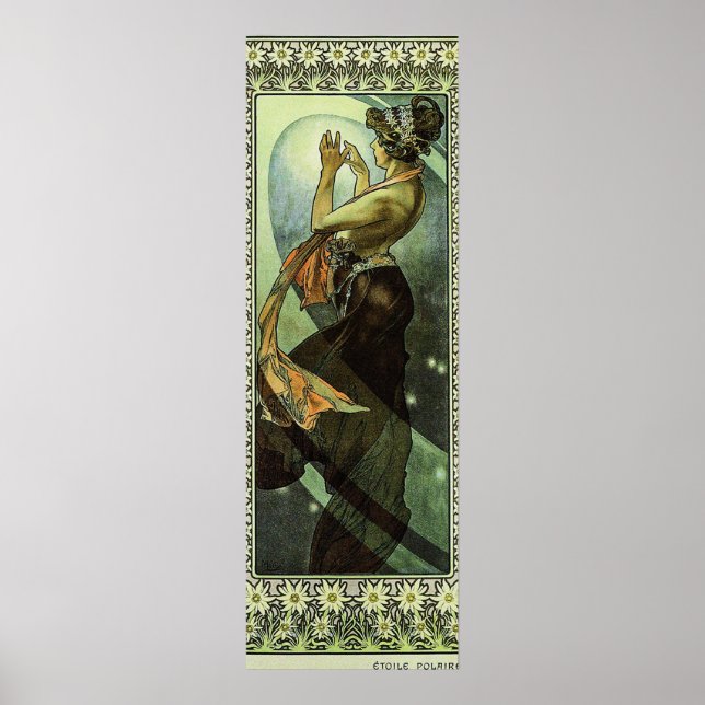 Poster L'étoile du Nord par Alphonse Mucha (Devant)