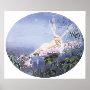 Poster L'Etoile Du Soir, Peinture Fée