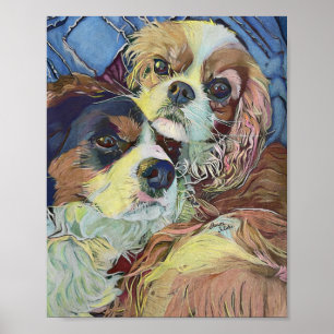 Poster L'étourdissement du roi Charles Spaniel