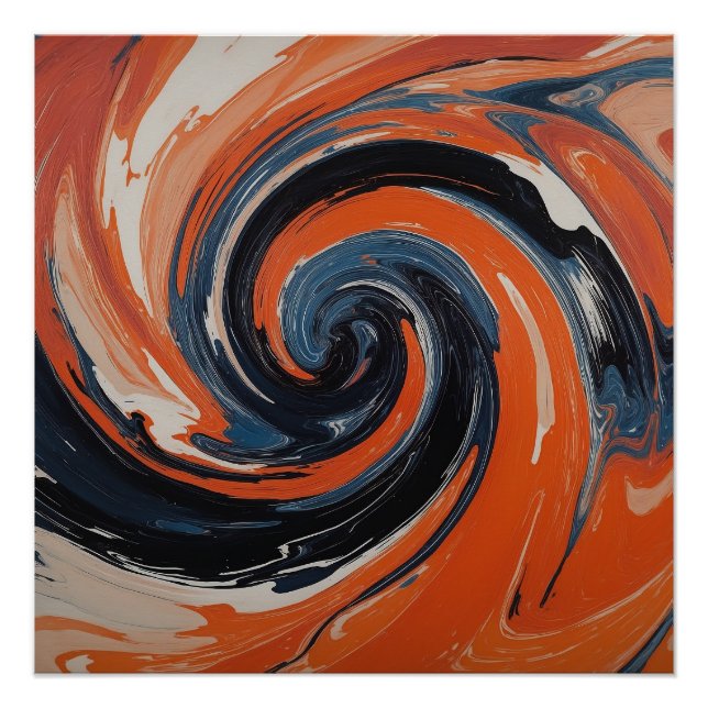 Poster L'Étreinte du Feu et de l'Eau (Devant)