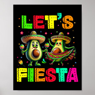 Poster Lets Fiesta 5 Cinco De Mayo Pour Femmes Hommes Gar