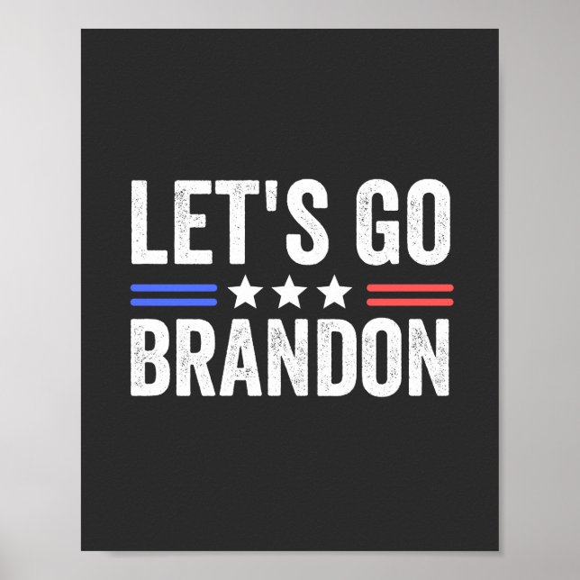 Poster Let's Go Brandon (Devant)