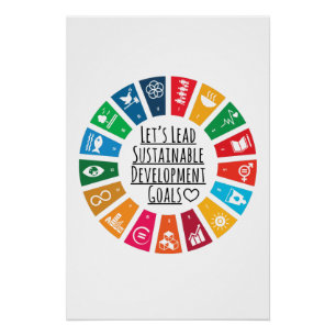Poster Let's Lead ONU SDG Sustainable Development Goals