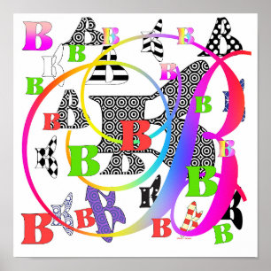 Poster Letters B+B