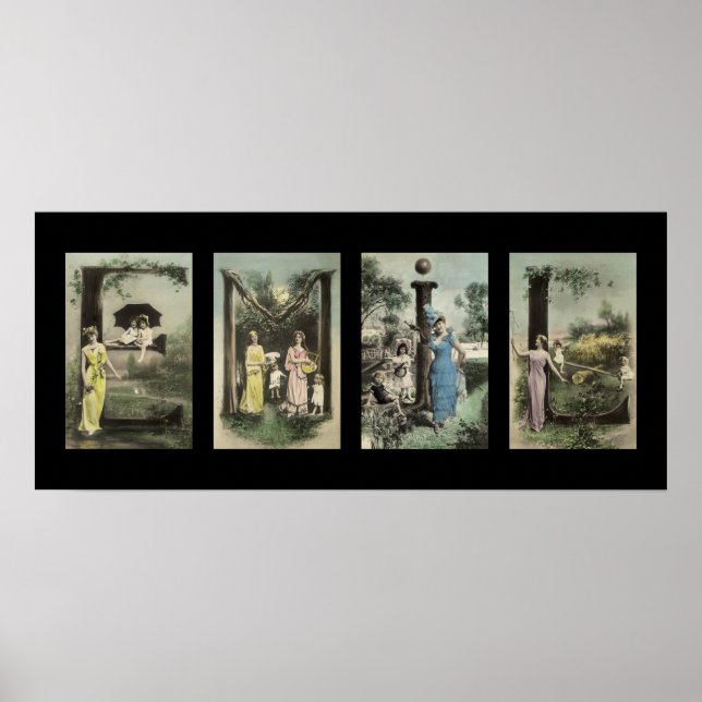 Poster Lettre alphabet EMIL Nom Art (Devant)