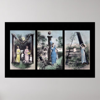 Poster Lettre alphabet MIA Nom Art