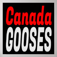 Lettre canadienne Gooses Kenny Funny Nouveauté