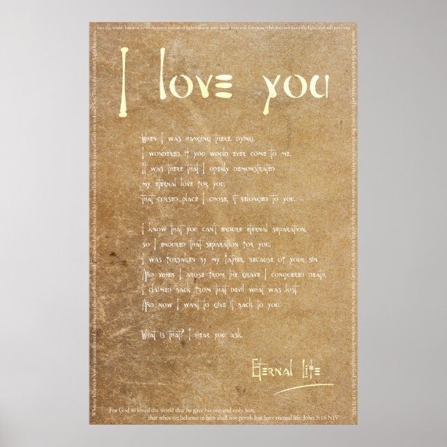 Poster Lettre d'amour (Devant)