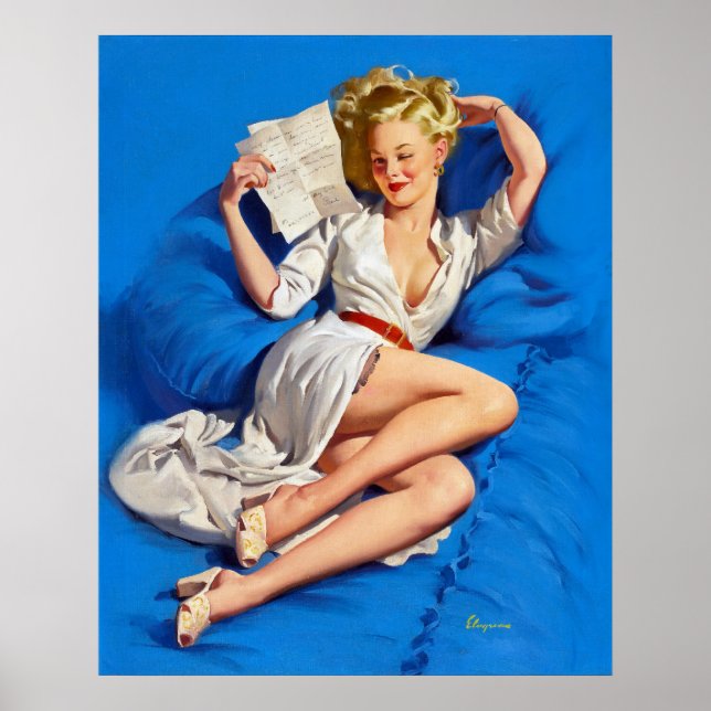 Poster Lettre d'amour vers le haut (Devant)