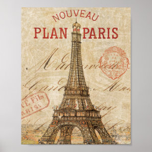 Poster Lettre de Paris