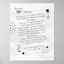 Lettre du meilleur ami