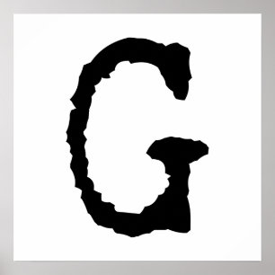 Poster Lettre G