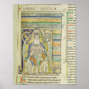 Poster Lettre historique 'A' décrivant les générations