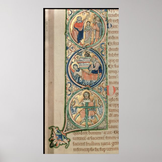 Poster Lettre initiale `I' En Principio (Devant)