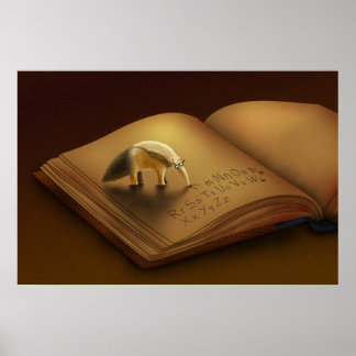 Poster Lettre mangeur