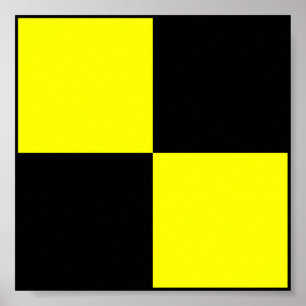 Poster Lettre maritime internationale de drapeau de