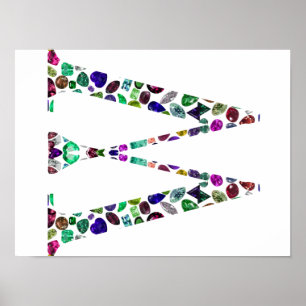 Poster Lettre monographie W - Conception initiale de pier