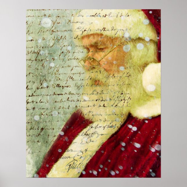 Poster Lettre pour Père Noël (Devant)
