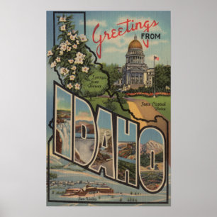 Poster Lettre ScenesIdaho d'IdahoLarge