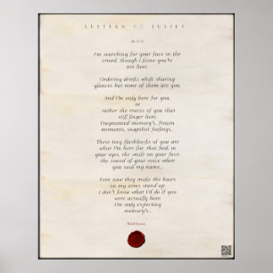 Poster Lettres à Juliet Imprimer 🌹 🗡 28/49