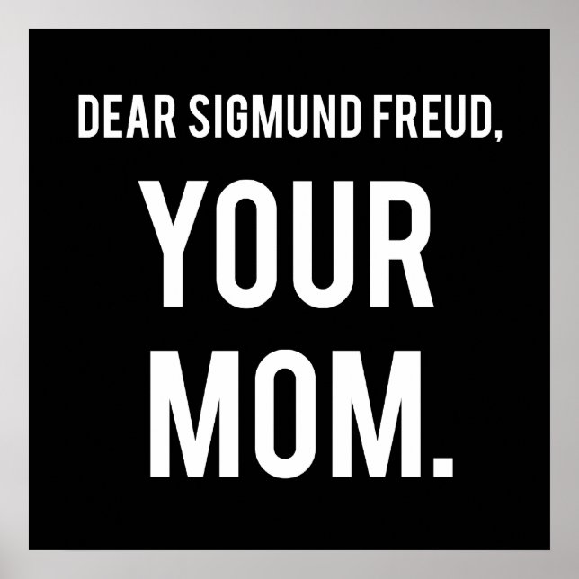 Poster Lettres aux morts : Sigmund Freud (Devant)