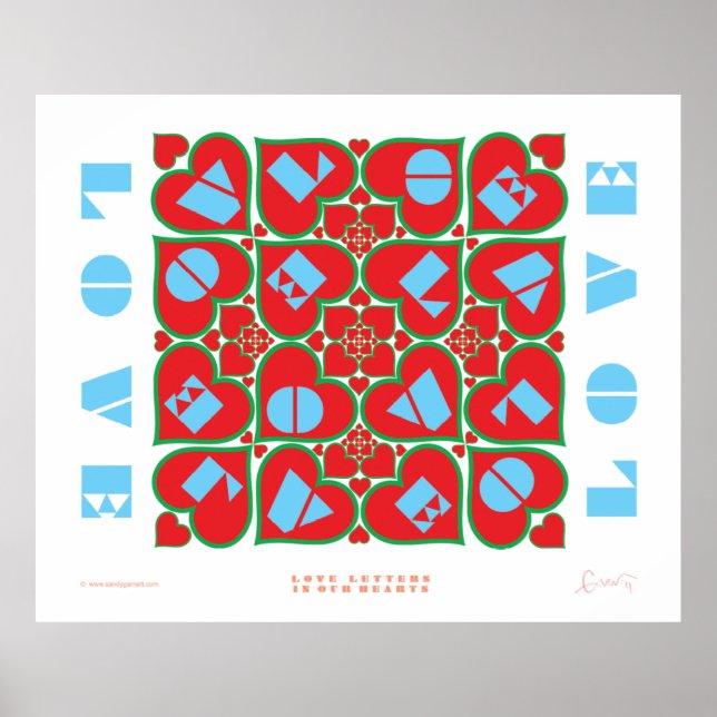Poster Lettres d'amour (Devant)