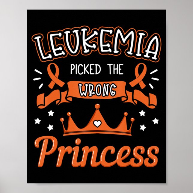 Poster Leucémie A Choisi Les Mauvais Lauréats Du Cancer D (Devant)
