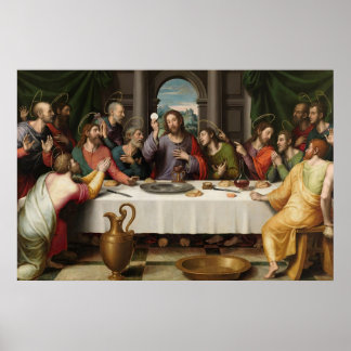Poster L'Eucharistie de la Dernière Cène - La Ultima