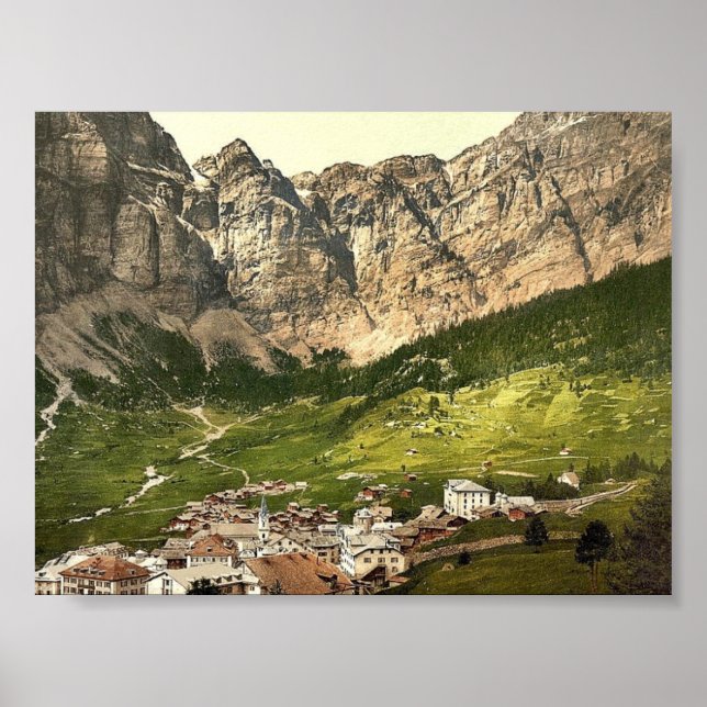 Poster Leukerbad, Valais, Alpes de, Suisse Doctorat vinta (Devant)