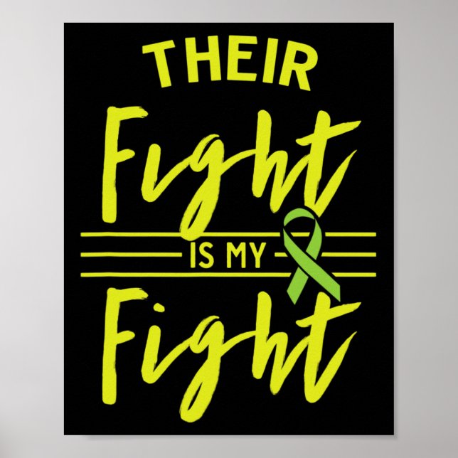 Poster Leur combat est mon combat Conscience des maladies (Devant)