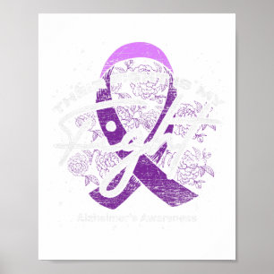 Poster Leur Combat Est Mon Combat Violet Ribbon Heimerhei