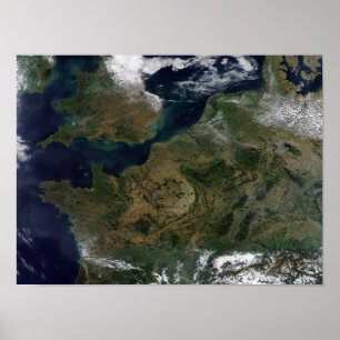 Poster L'Europe du nord-ouest