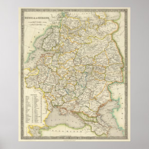 Poster L'Europe et la Russie