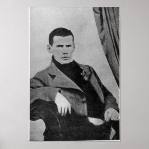 Poster Lev Nikolaevich Tolstoï en tant qu'étudiant