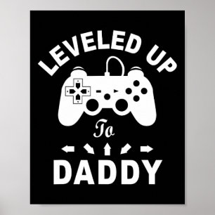 Poster Leveled Jusqu'À Papa Jeu Vidéo Papa