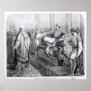 Poster L'évêque de Salisbury avant Saladin