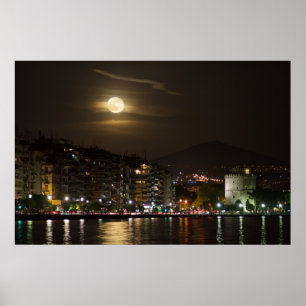 Poster Lever de la super lune