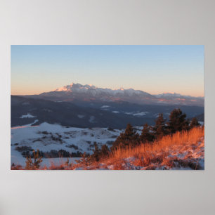 Poster Lever de soleil à Pieniny