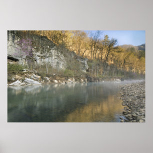 Poster Lever de soleil à Roark Bluff, accès à Steel Creek