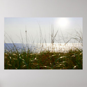 Poster Lever de soleil au-dessus de l'Océan Atlantique