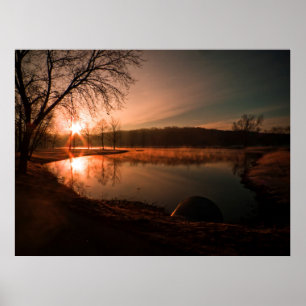 Poster Lever de soleil dans l'Ozarks